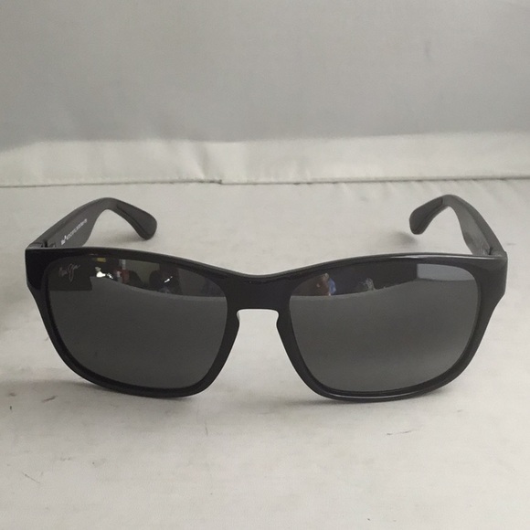 - Maui Jim Mixed Plate 721-02 Black Grey Polarized Unisex Sunglasses - Picture 7 of 9